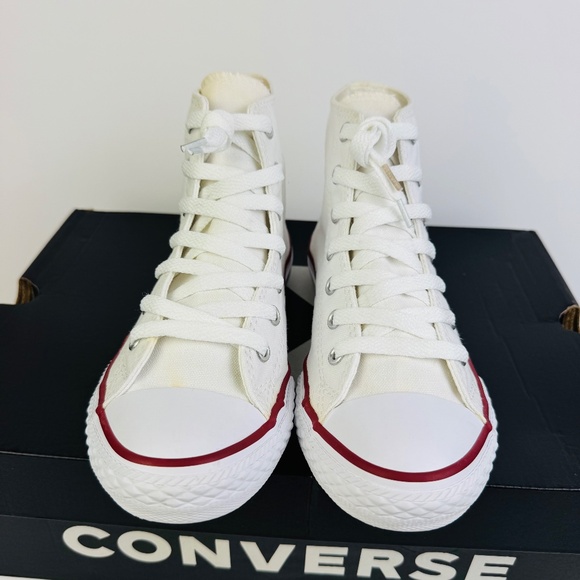Converse All Star Chuck Taylor White Hi Top Sneakers Junior's Size 3 (Wmns 5) - Picture 5 of 13
